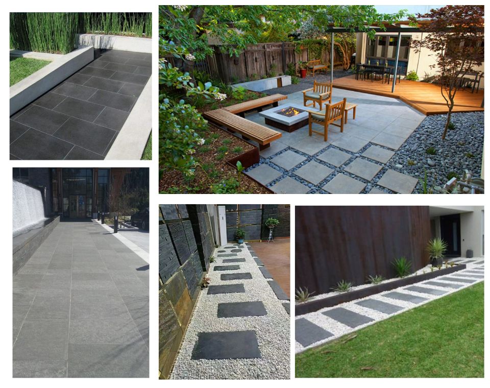 אבן מדרך | 80X50 | מלבן | בזלת