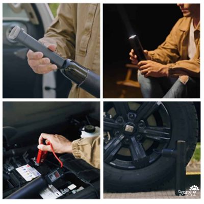 ערכת בטיחות ונוחות לרכב | בוסטר וסוללת גיבוי + שואב אבק + משאבה + פנס