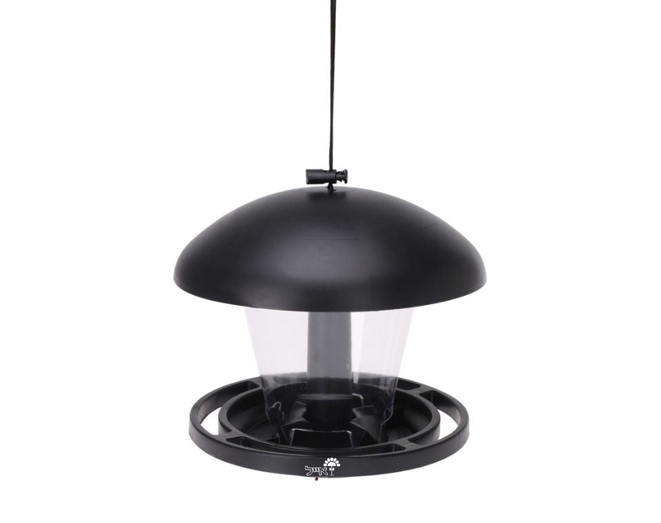 מתקן האכלה מפלסטיק לציפורים | 17X19 | דגם 22216710 | שחור