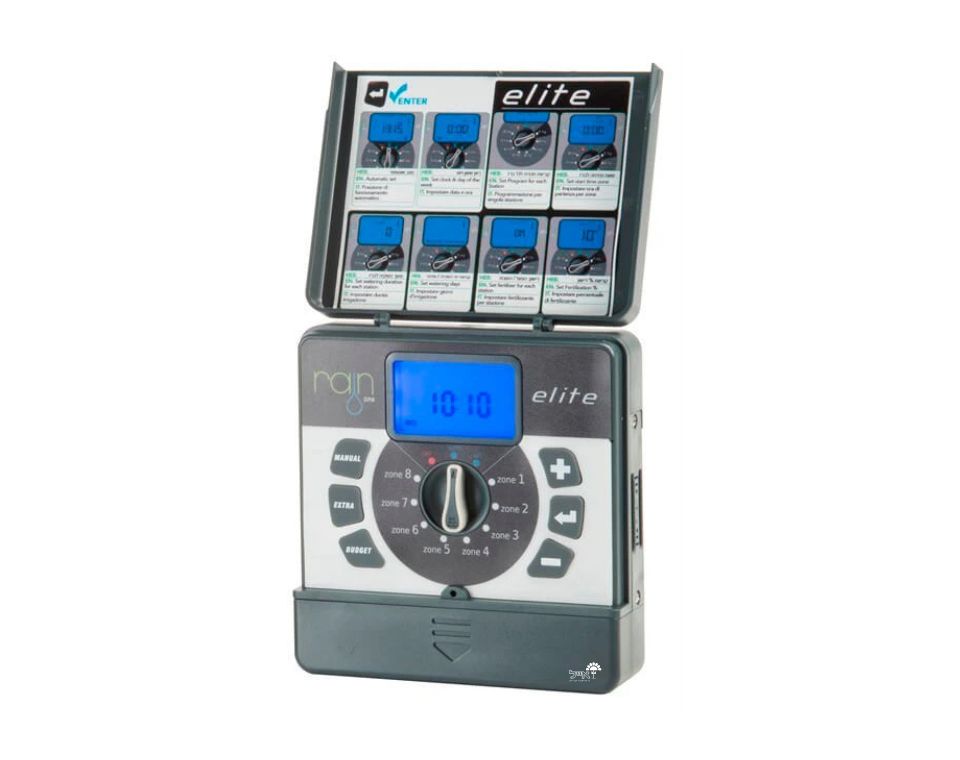 בקר מחשב השקיה ELITE פנימי 8 ברזים DC