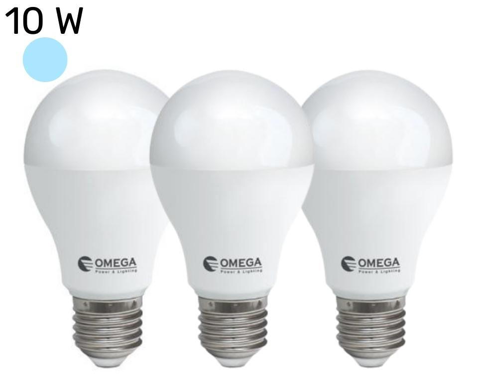 סט 3 נורות לד | 10W | בסיס E27 | אור קר