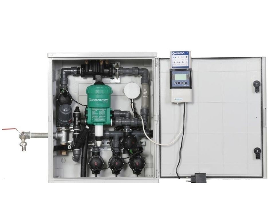 ארון השקיה 4 הפעלות עם מערכת דישון | AC מופעל ע״י חשמל