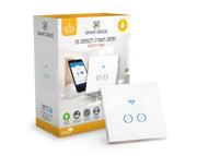 מפסק חכם לשתי תאורות | לקופסא 55 | לבן