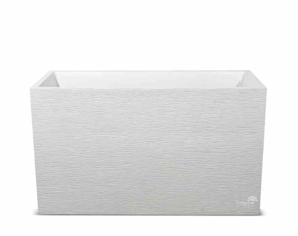 אדנית דמוי פסים | מידות 99.5x39.5x60 | לבן