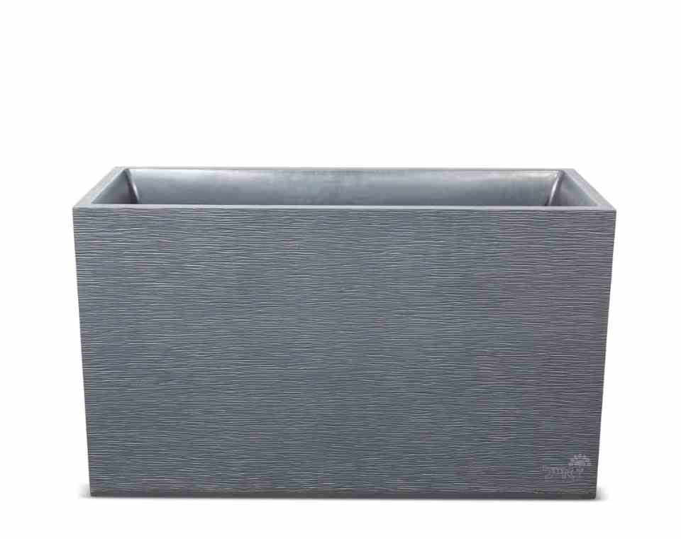 אדנית פסים | מידות 99.5x39.5x60 | אפור כהה