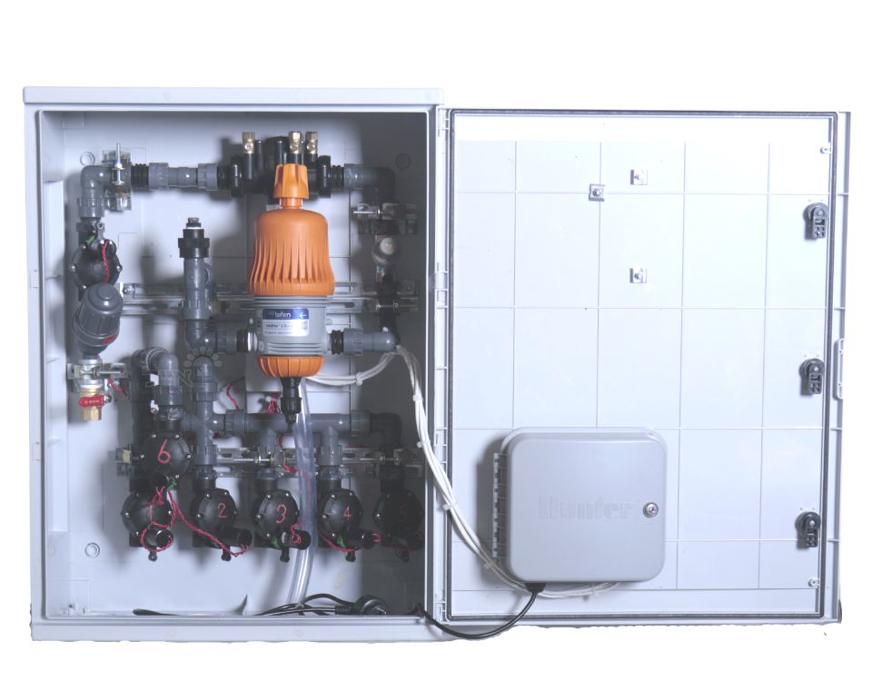 ארון השקיה 6 הפעלות כולל מערכת דישון | AC מופעל ע״י חשמל | כולל WIFI