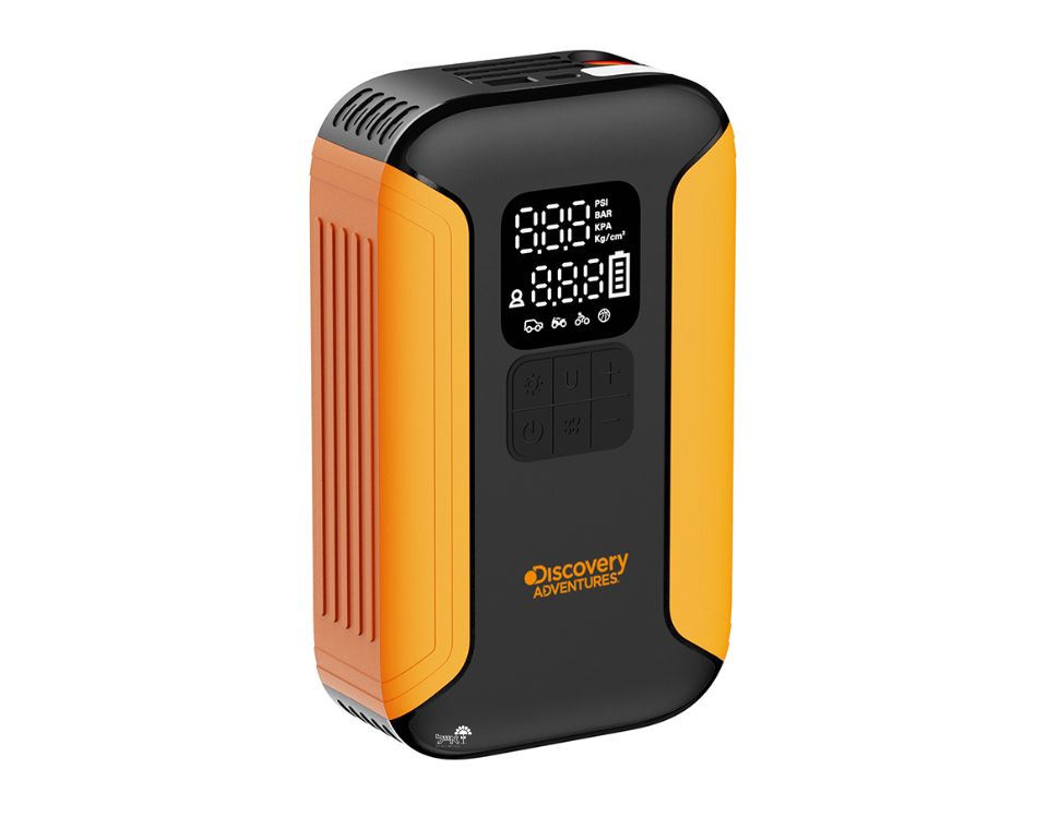 בוסטר התנעה בשילוב משאבה | בנזין עד 6 ליטר | דיזל עד 3.5 ליטר