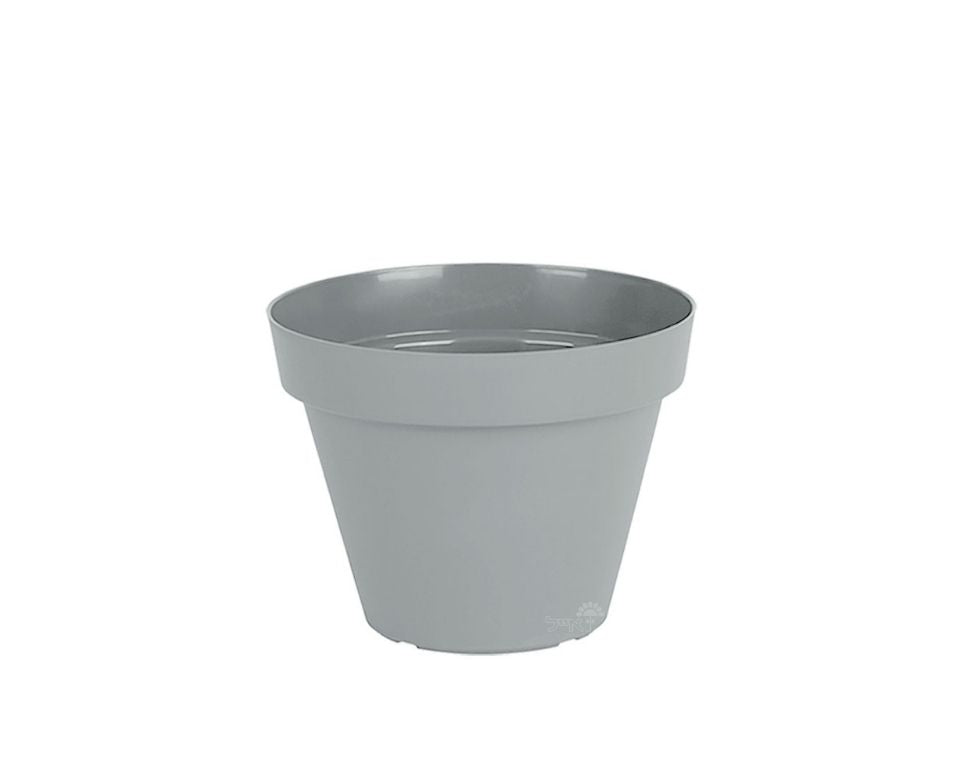 עציץ אביב | אפור בהיר | קוטר 14 ס"מ