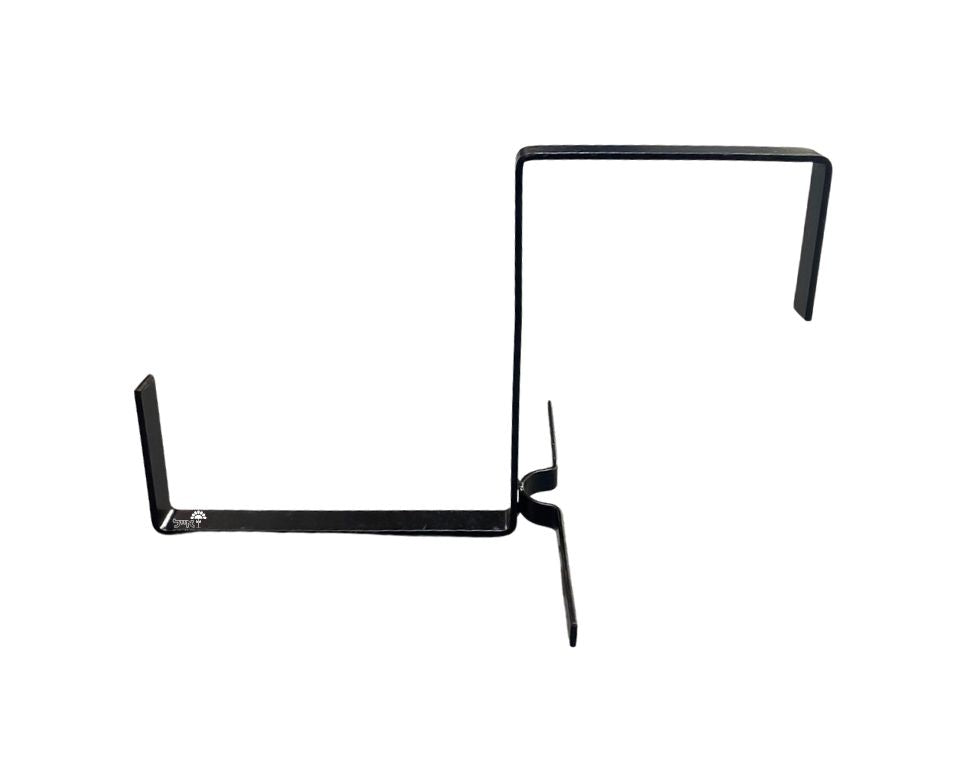 זוג מתלים למעקה ללא ברגים | מתאים למעקה ברוחב 6.5 ס"מ - משתלת אייל