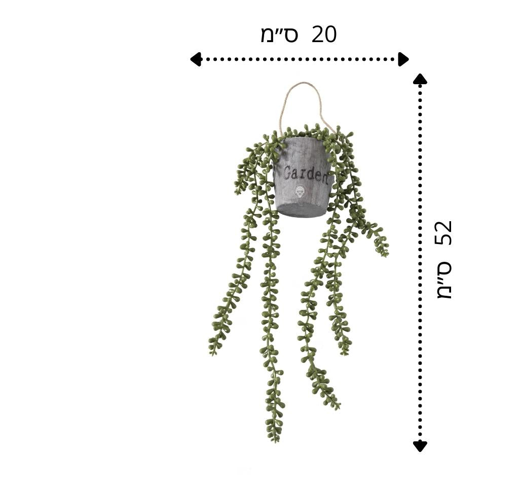 עציץ תלייה נשפכים גארדן