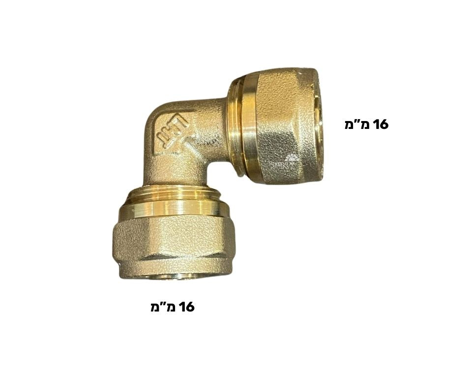 זווית הברגה 16 פקס  16x16 | (PEX)