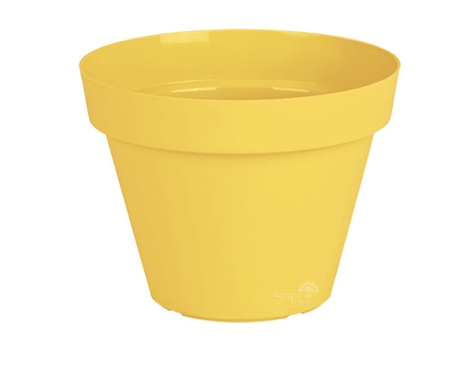 עציץ אביב | צהוב בננה | קוטר 40 ס"מ