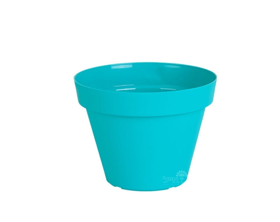 עציץ אביב | טורקיז | קוטר 18 ס"מ