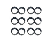 מחבר סוף קו\סופית | לצינור בקוטר 16 מ"מ | 50 יחידות | שחור