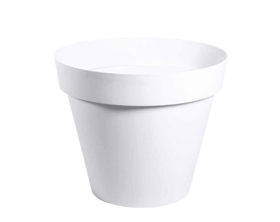 מיכל שתילה TUSCAN | קוטר 80 ס"מ | 170 ליטר | לבן