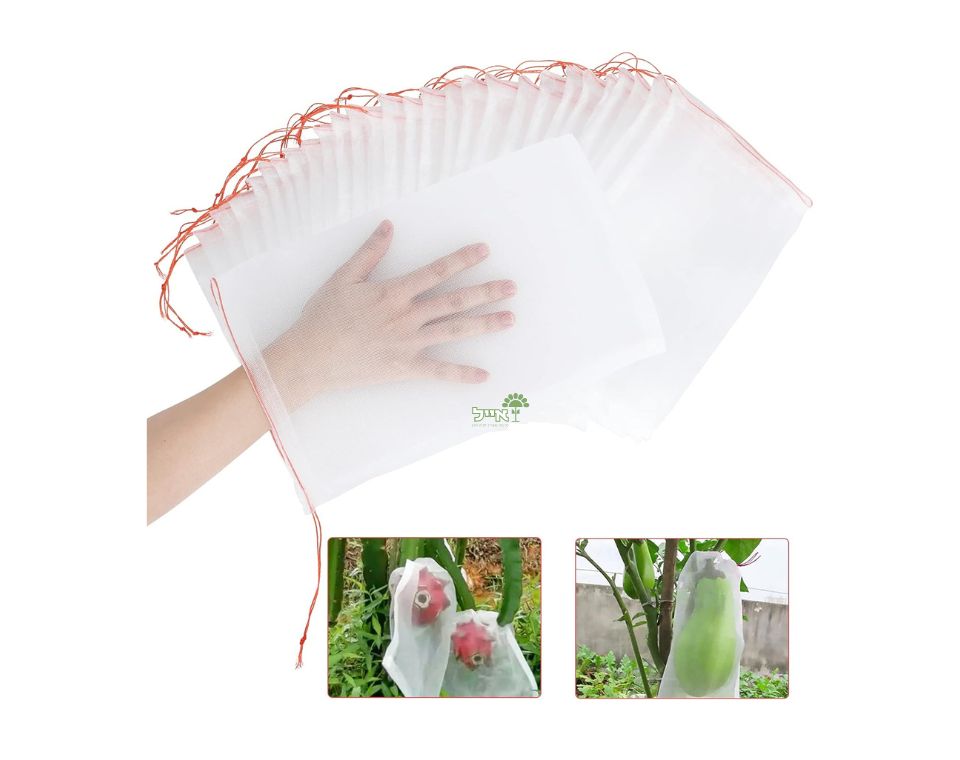 שקיות רשת הגנה לפירות וירקות | 50 יחידות