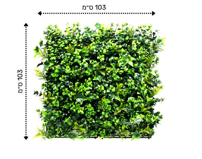 קיר ירוק מתכוונן - עלה משולב | 50/50 ס״מ