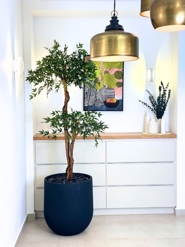 עץ מלאכותי בונסאי | כס אגס גדול | גובה 2 מטר