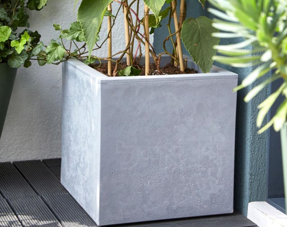 אדנית דמוי בטון | 79.5X29.5X29.5 | אפור בהיר