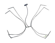 קיט השקיה כפול | חיבור מצינור 16 לאדנית