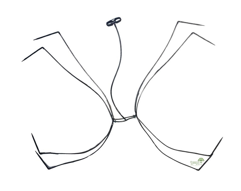 קיט השקיה כפול | חיבור מצינור 16 לאדנית