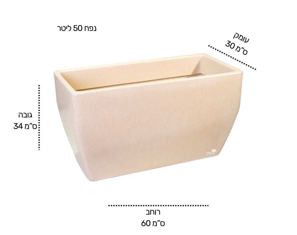 אדנית ורד | 60X30X34 | אבן