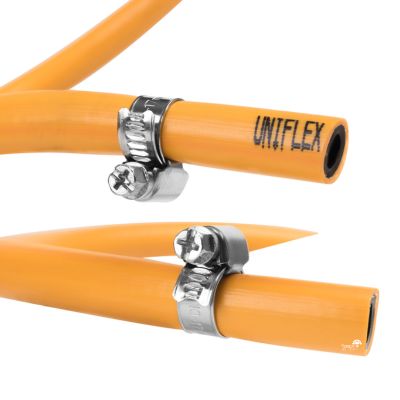 צינור גז 1.5 מטר + חבקים