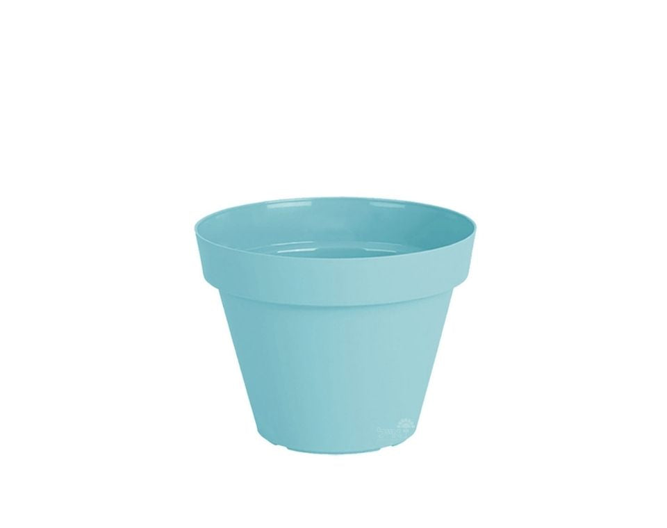 עציץ אביב | תכלת | קוטר 14 ס"מ