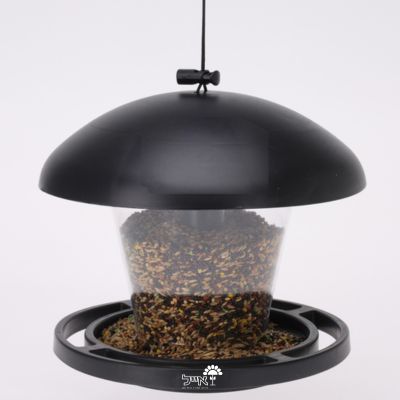 מתקן האכלה מפלסטיק לציפורים | 17X19 | דגם 22216710 | שחור