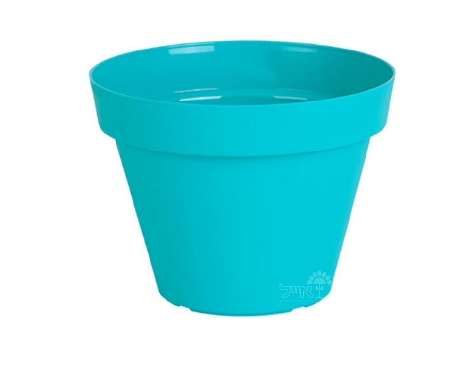 עציץ אביב | טורקיז | קוטר 35 ס"מ