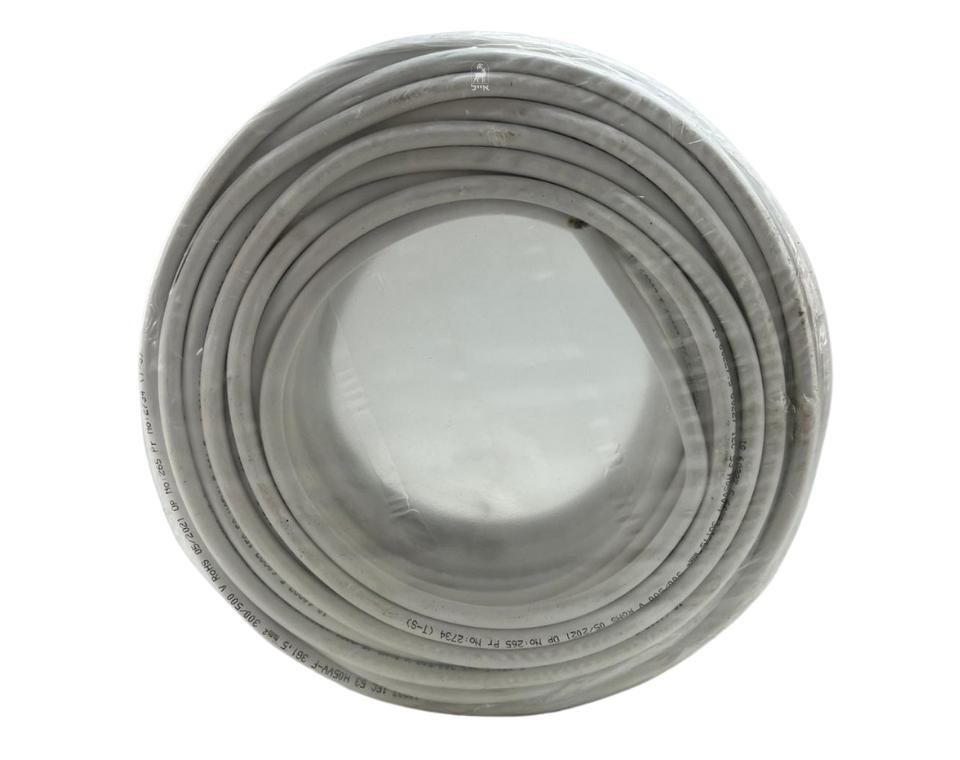 כבל פנדל (לבן) 50 מ׳ | כבל דו גידי | 2X2.5