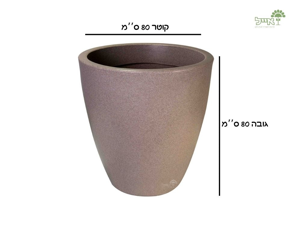 עציץ רקפת | 80X80 | גרניט