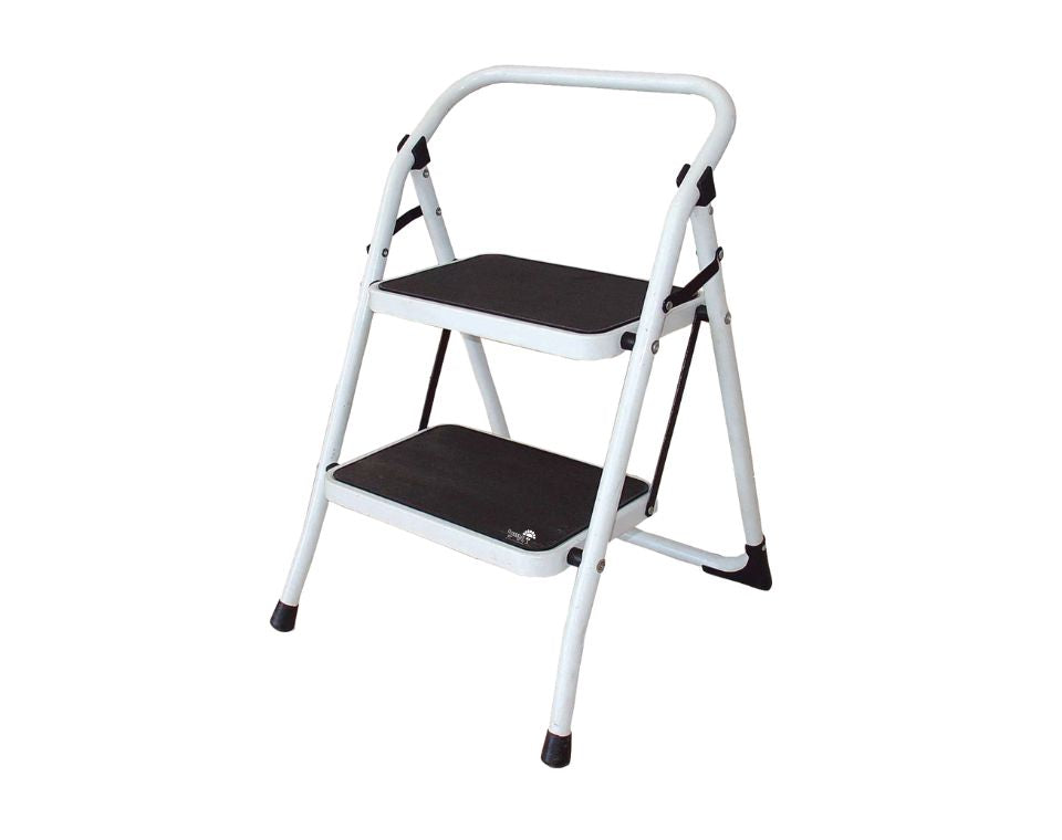 סולם דגרש עם מעקה בטיחות | 2 שלבים