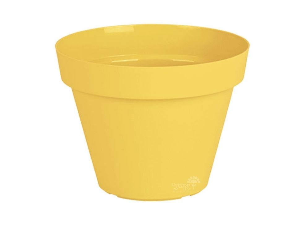 עציץ אביב | צהוב בננה | קוטר 35 ס"מ