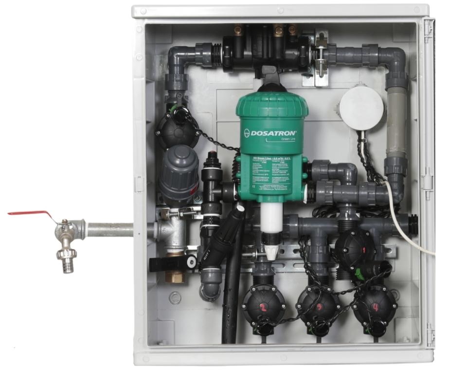 ארון השקיה 4 הפעלות עם מערכת דישון | AC מופעל ע״י חשמל