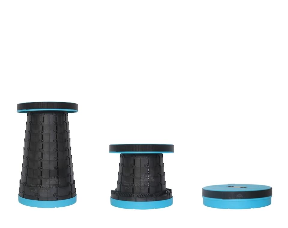 שרפרף מתקפל טלסקופי קומפקטי