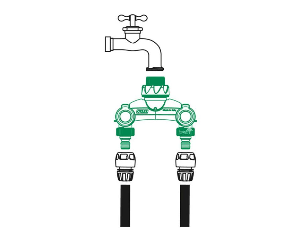 מפצל Y | לברז גינה | עם מחברים מהירים ורקורד