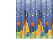 וילון אמבטיה קרקעית ים | מידות 240X180