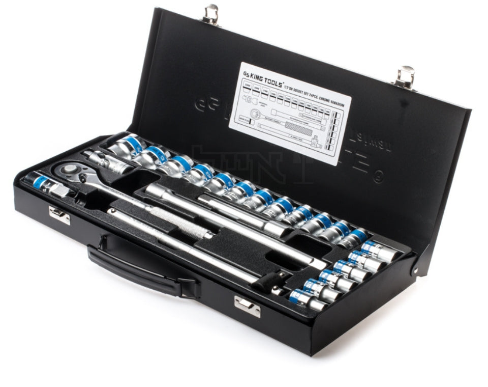 סט בוקסות דרייב |“1/2 | 10-32 מ”מ | 24 חלקים