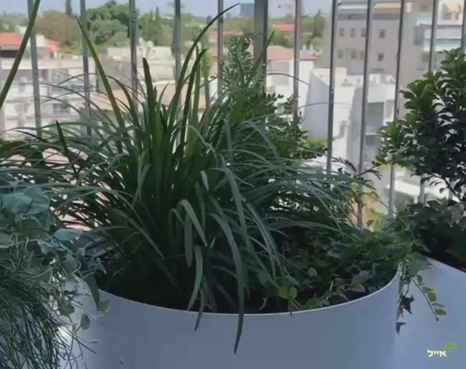 טען וידאו: מרפסת בסגנון אורבני מודרני | אדניות וכדי אלומיניום בעיצוב אישי | רחובות