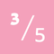 ³⁄₅ mm
